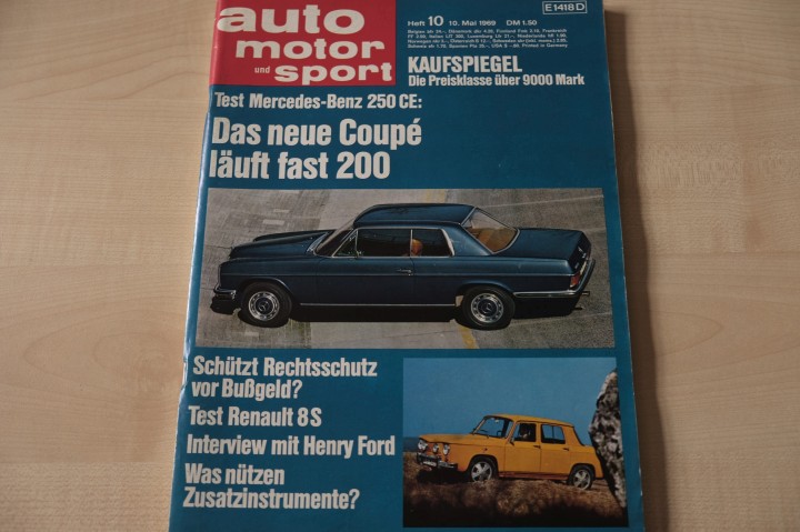 Auto Motor und Sport 10/1969